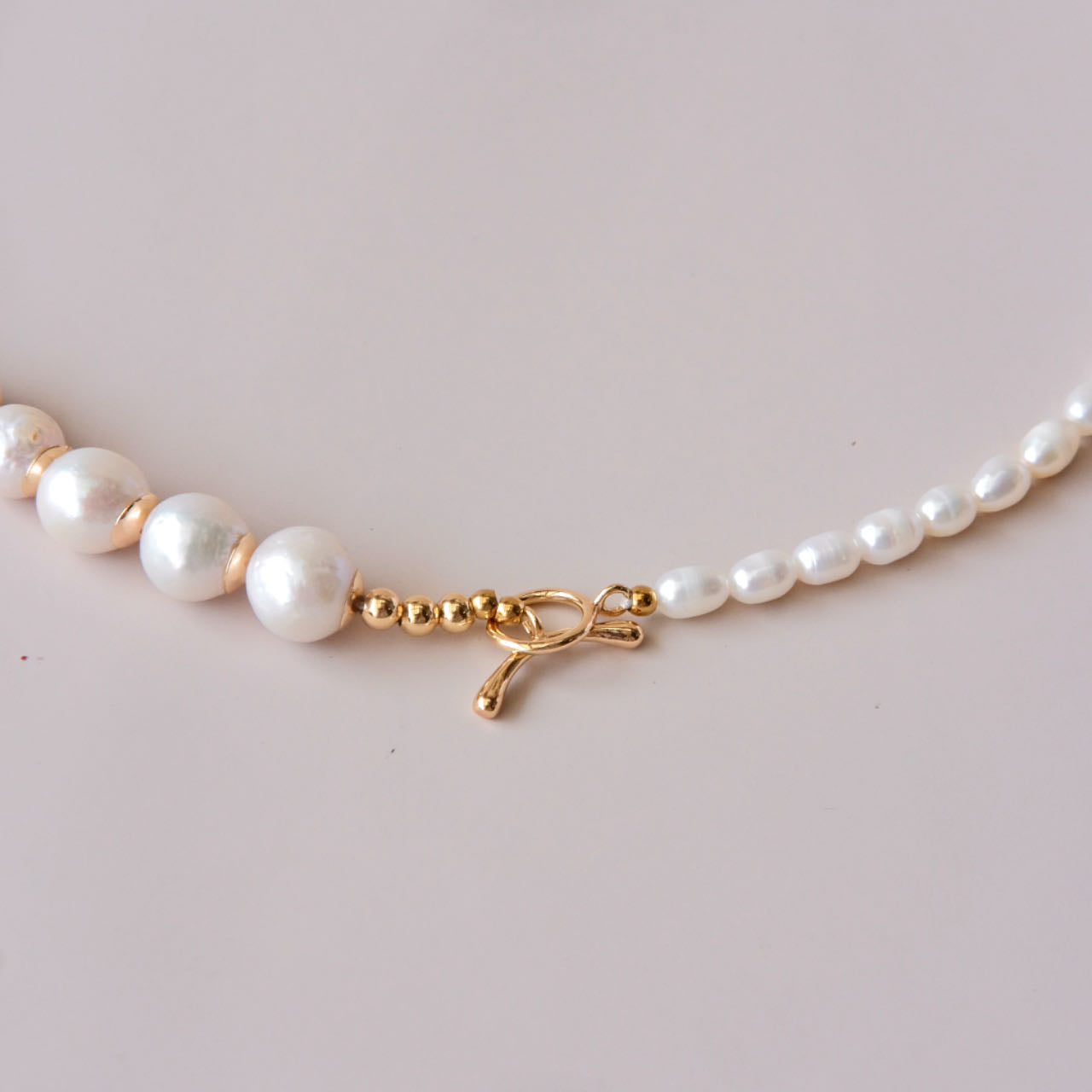 5 baroque pearls with nature freshwater pearls necklace woman fashion jewelry