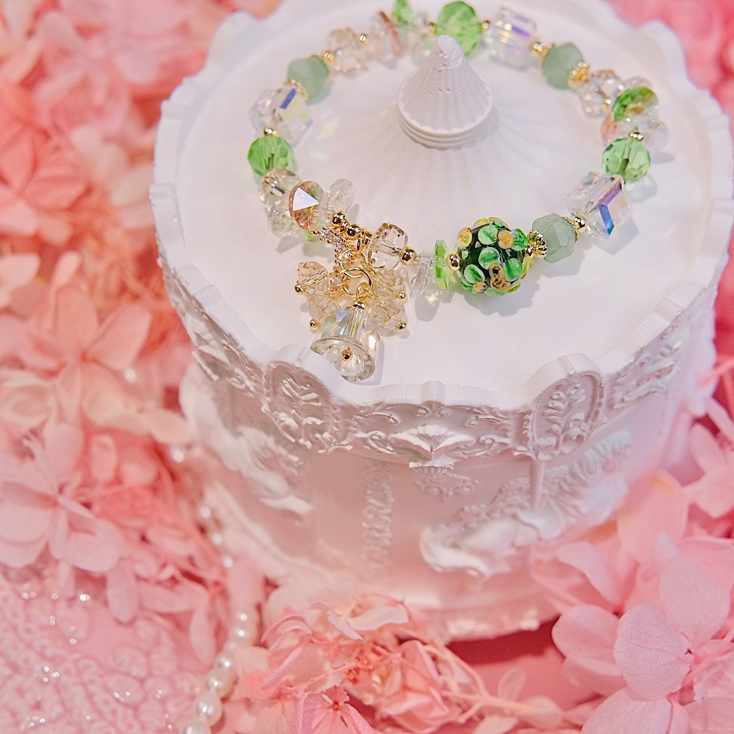 flower in summer beads bracelet Fashion women jewelry beads