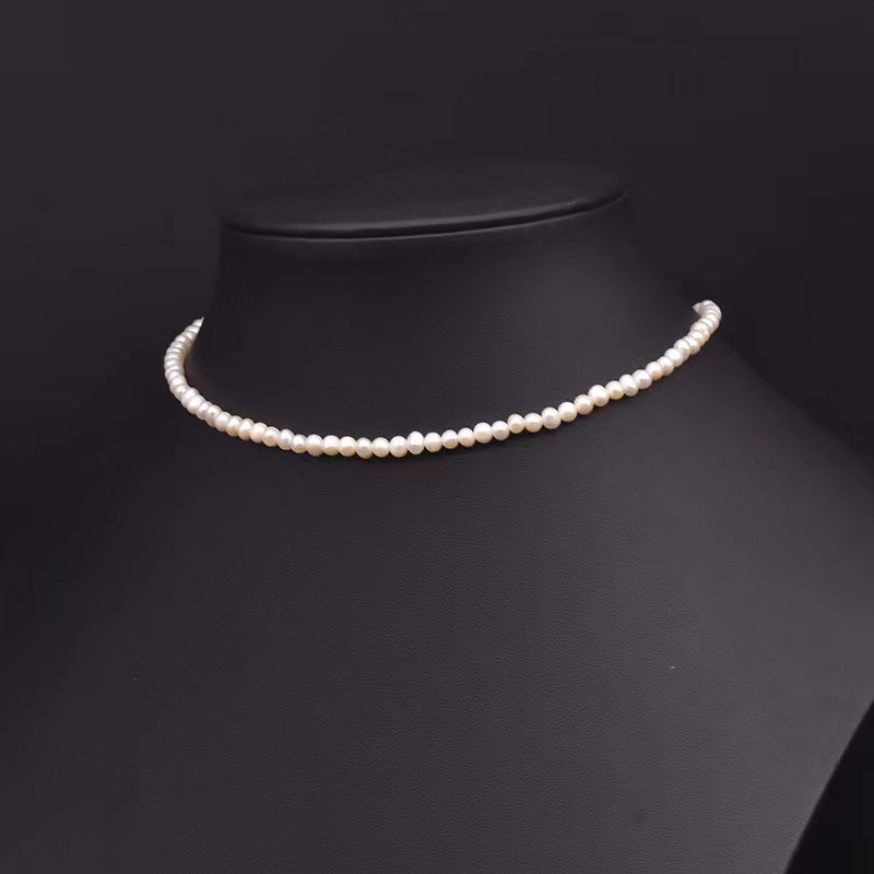 Pearl Pendant with Custom Initial Necklace