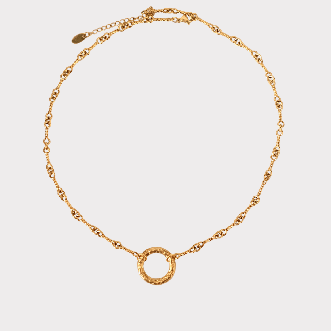 Customized Golden Loop Charms necklace