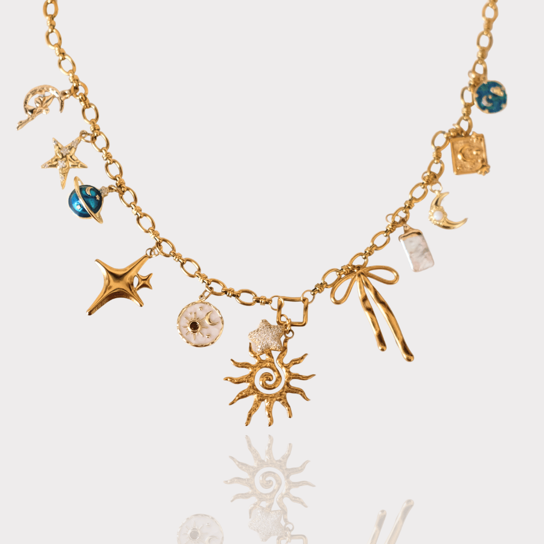 PRE-MADE Handmade Celestial Charm Necklace