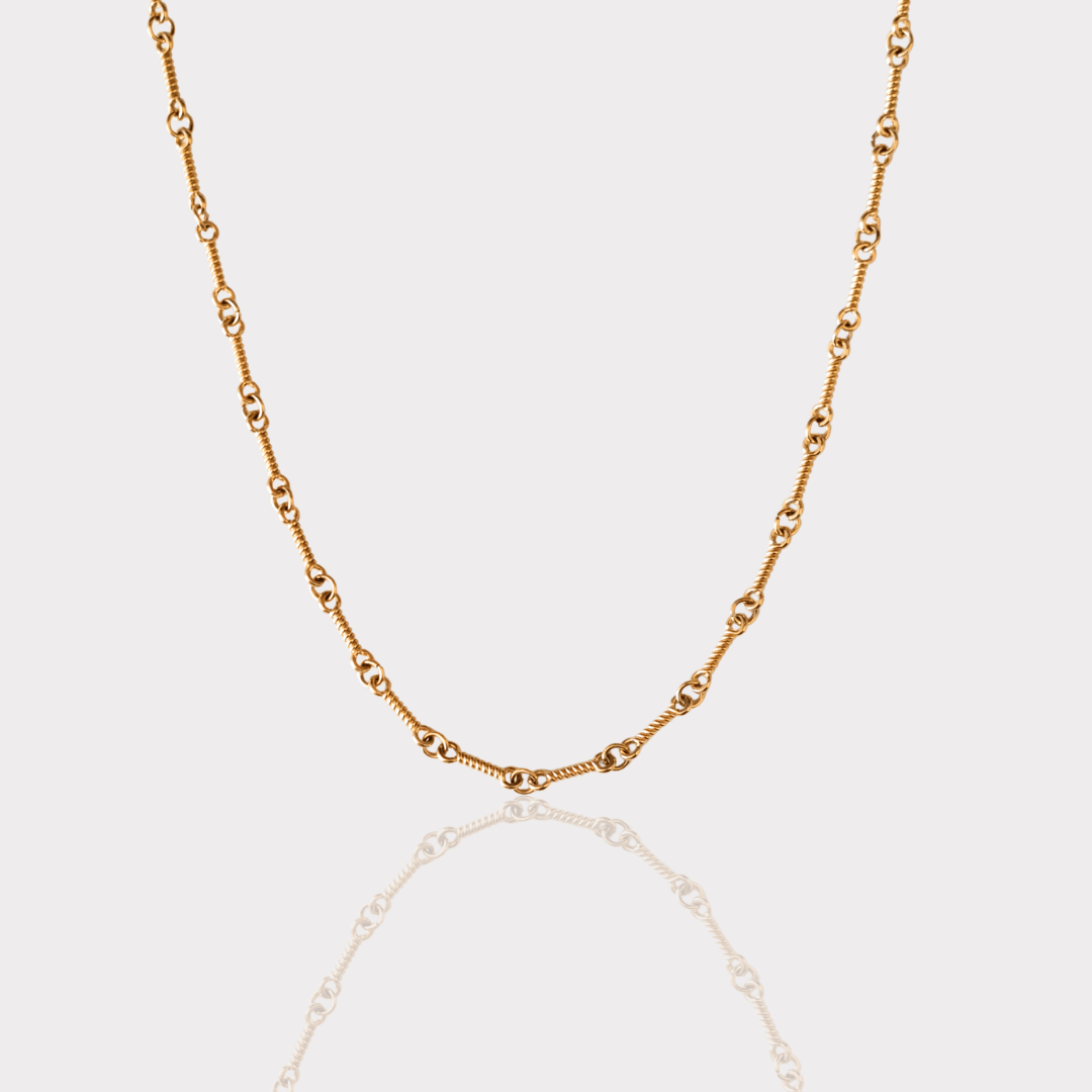 Customized Twisted Rope Charm Chain necklace