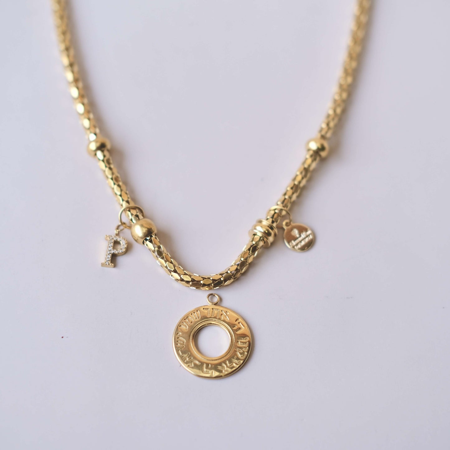 Personaized Intial Charm necklace Choker