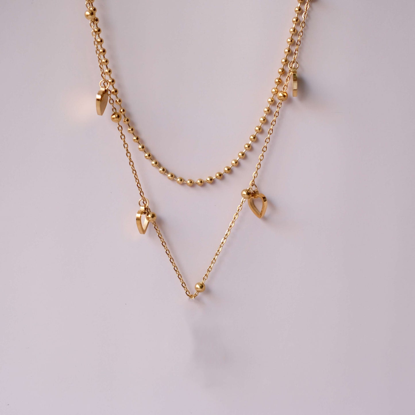 Double Layer Chain personalized necklace Choker