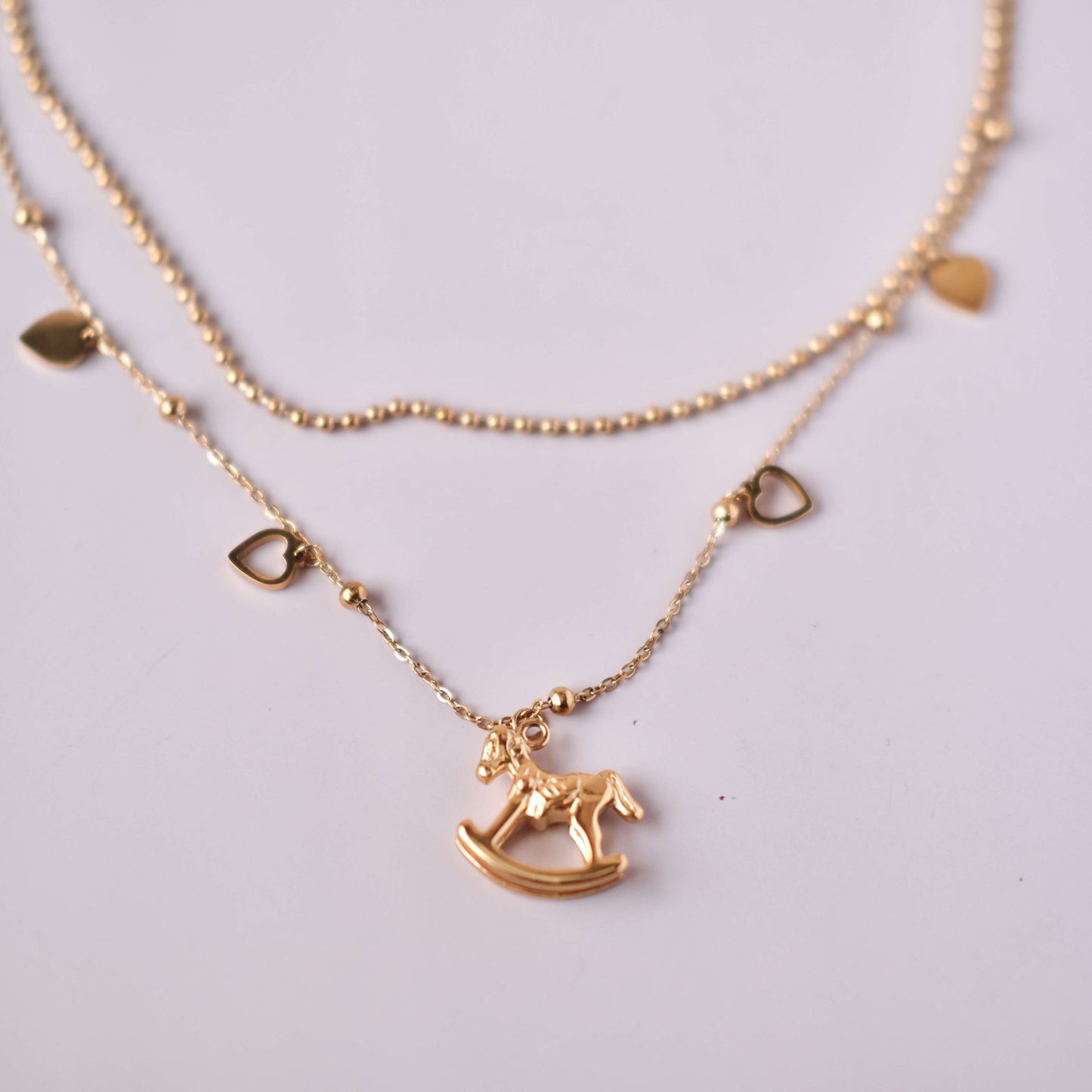 Double Layer Chain personalized necklace Choker
