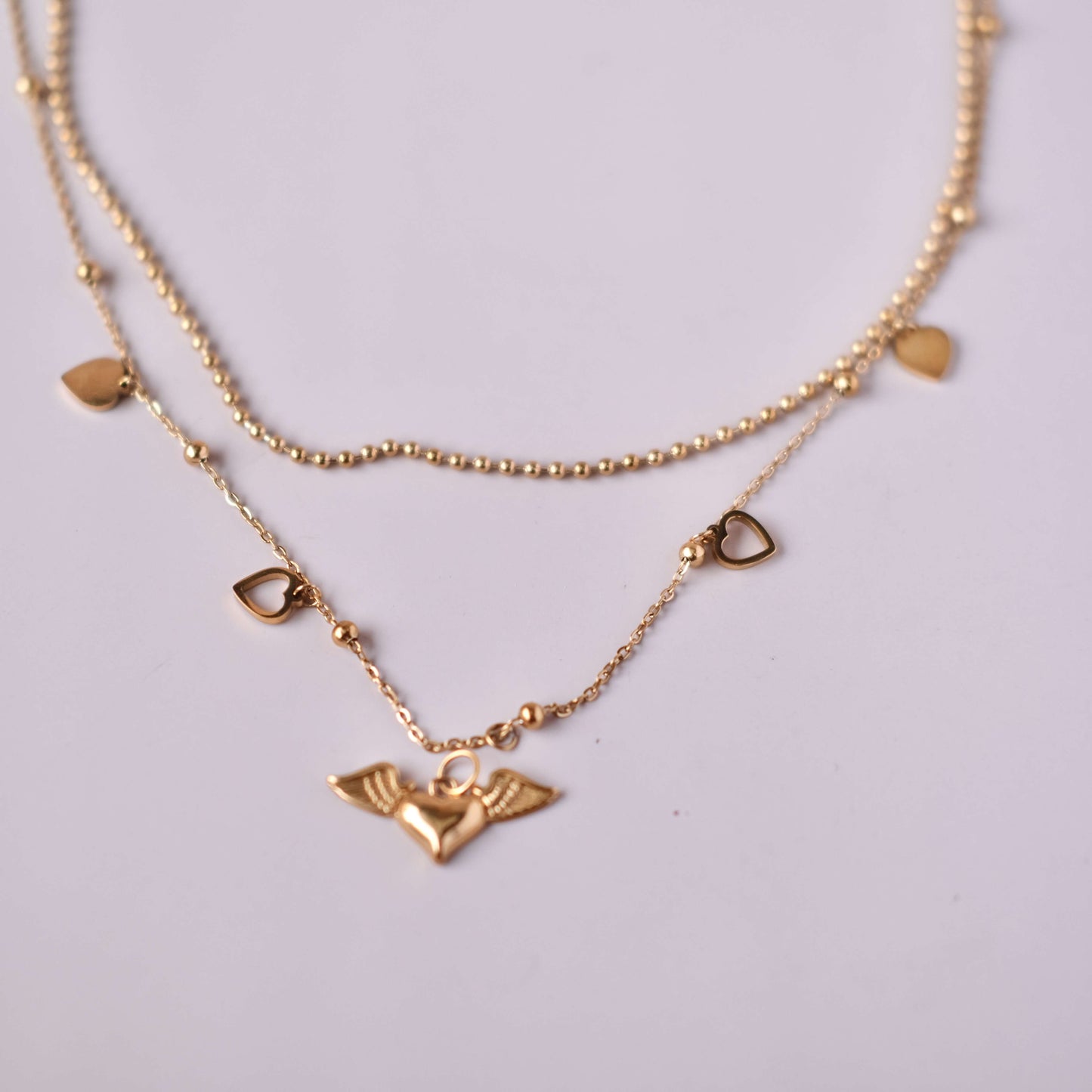 Double Layer Chain personalized necklace Choker