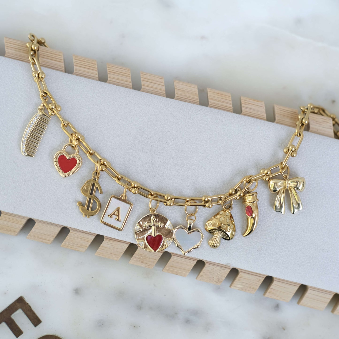 Personalized Cross heart Necklace-customization