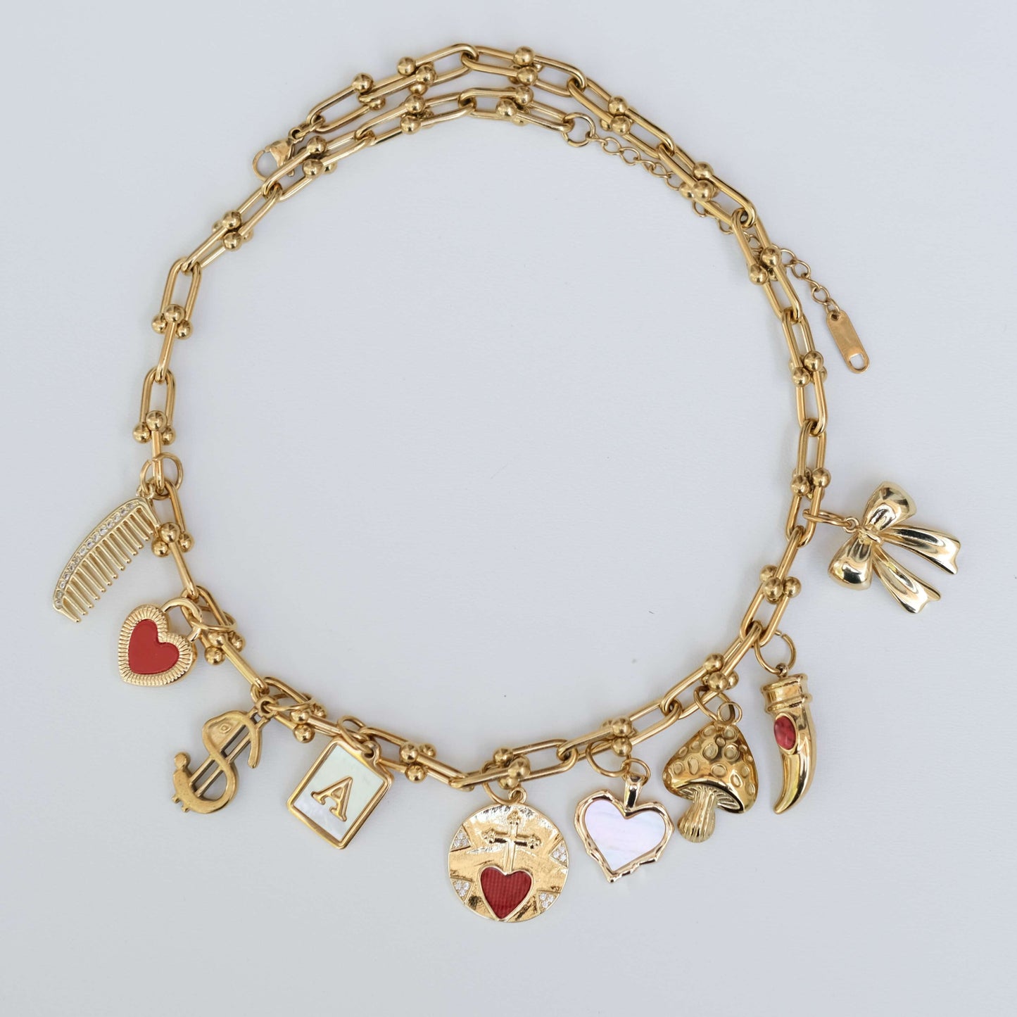 Personalized Cross heart Necklace-customization