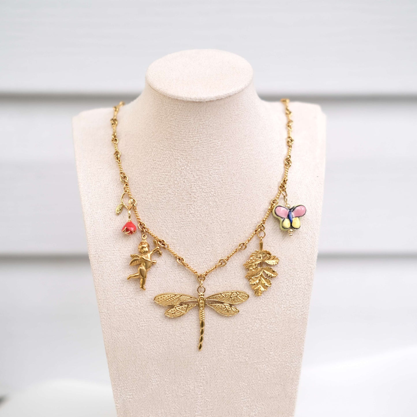 Dragonfly vintage Designs Rope Chain-customization