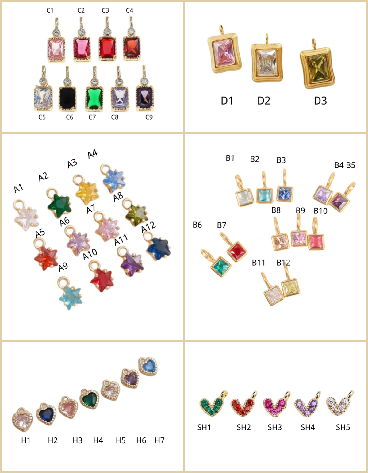 Gold ball 2 personailzed charms necklace