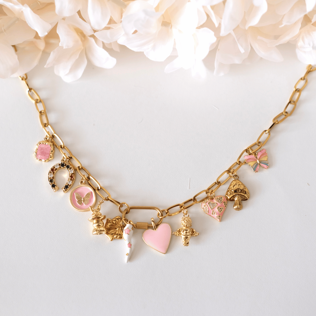 Customized CLIPPER Chain Charms necklace