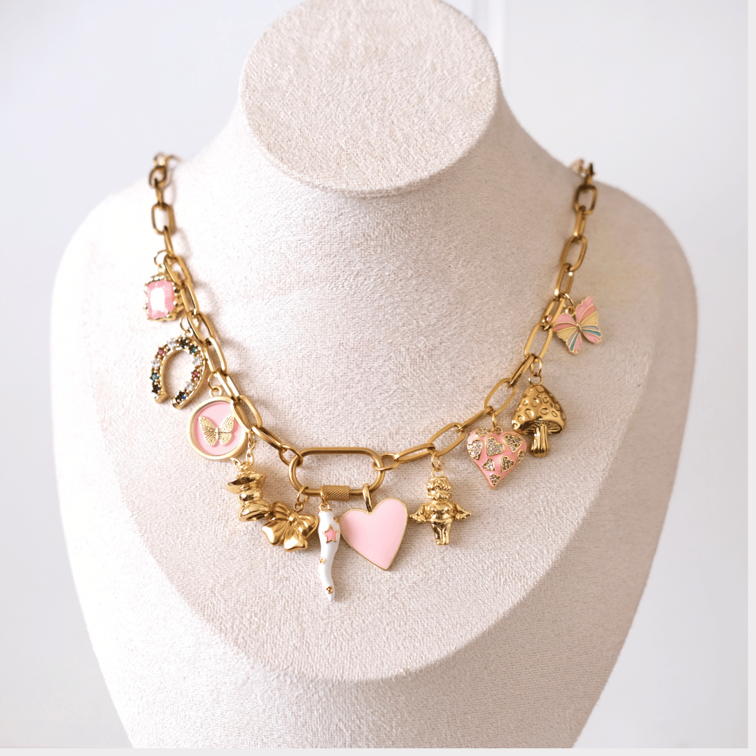 Customized CLIPPER Chain Charms necklace