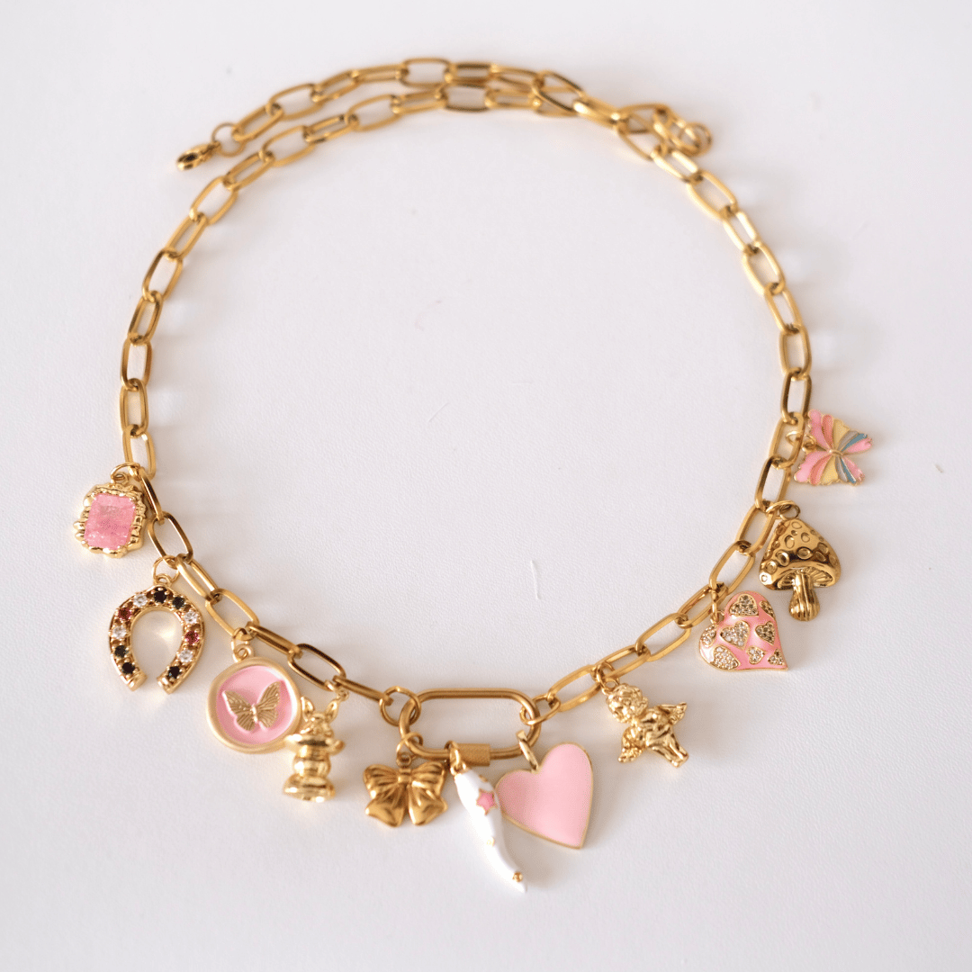 Customized CLIPPER Chain Charms necklace