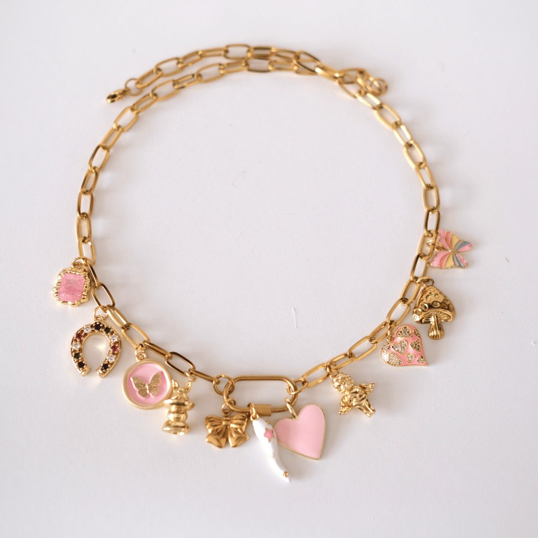 Customized CLIPPER Chain Charms necklace