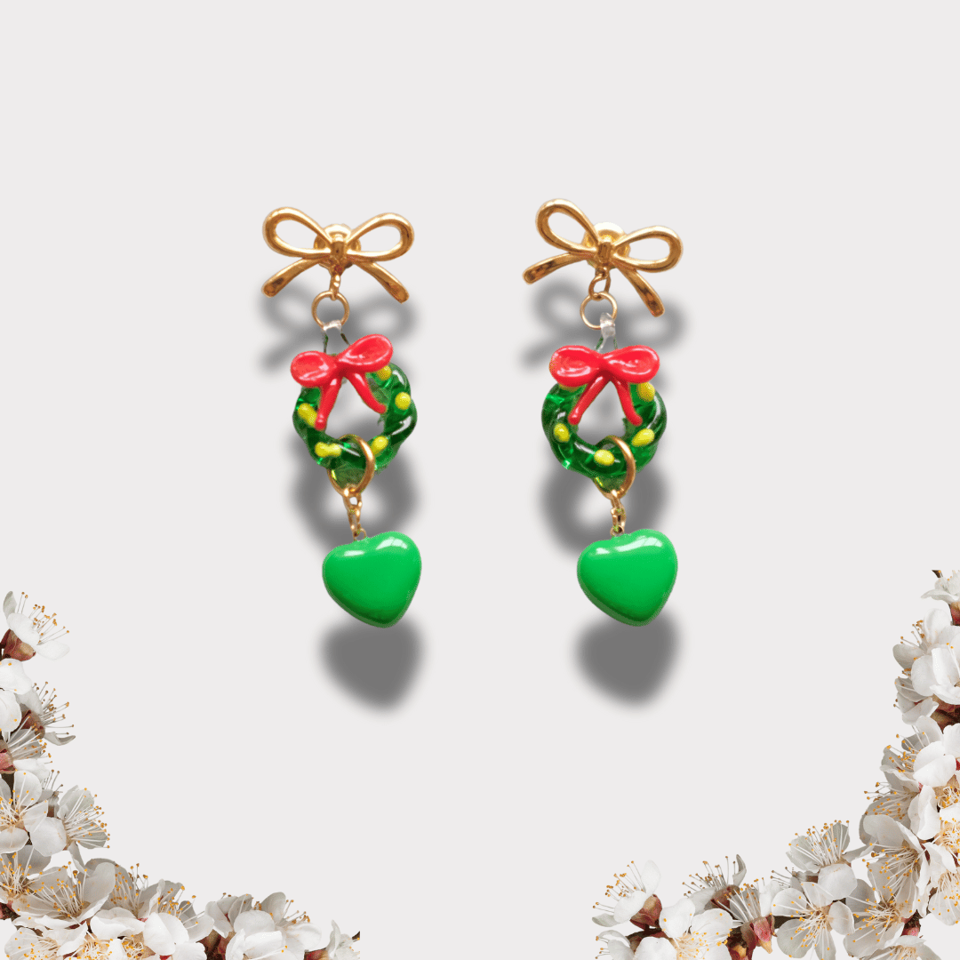 Colgante de perlas de árbol de Navidad Collar de perlas - Conjunto de colgante de perlas de Navidad joyería de moda 