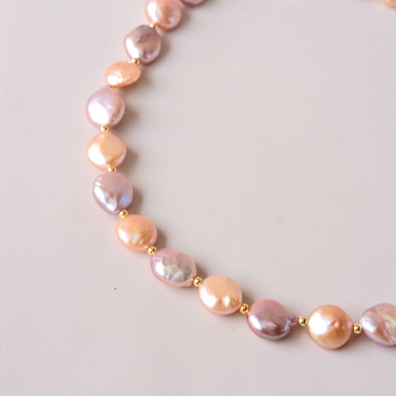 colorido barroco collar de perlas mujer moda