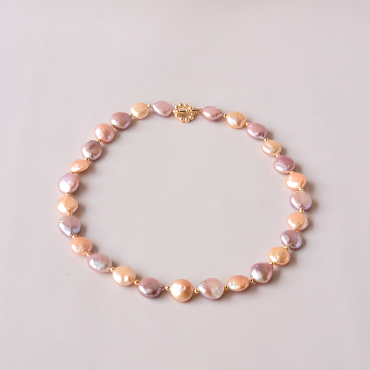 colorido barroco collar de perlas mujer moda