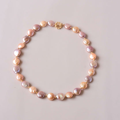 colorido barroco collar de perlas mujer moda