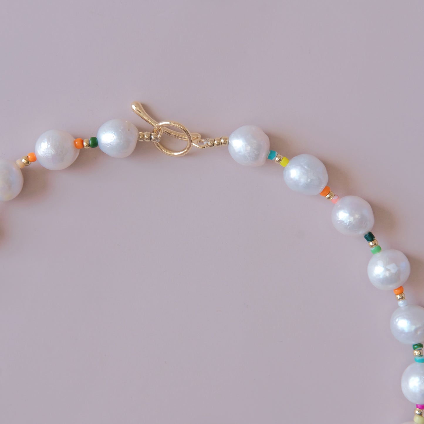 colorful baroque pearls necklace 10-11mm with Cross Necklace fashion woman jewelry