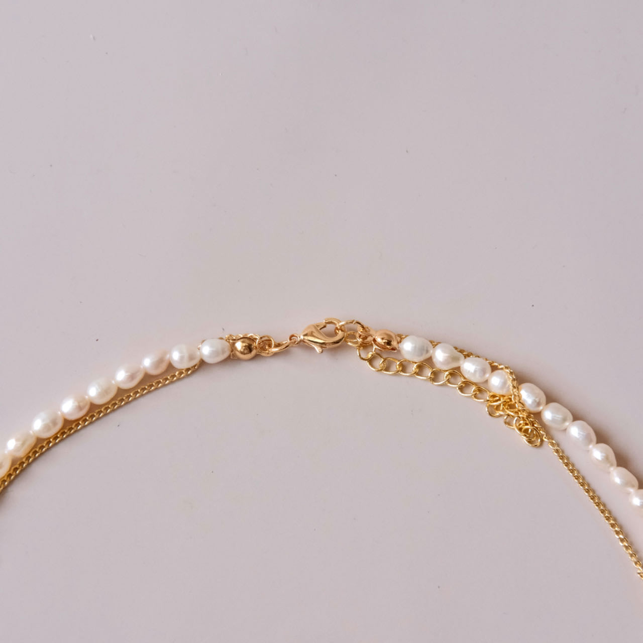 Collar de perlas de circonitas mariposa con collar de dos capas moda mujer