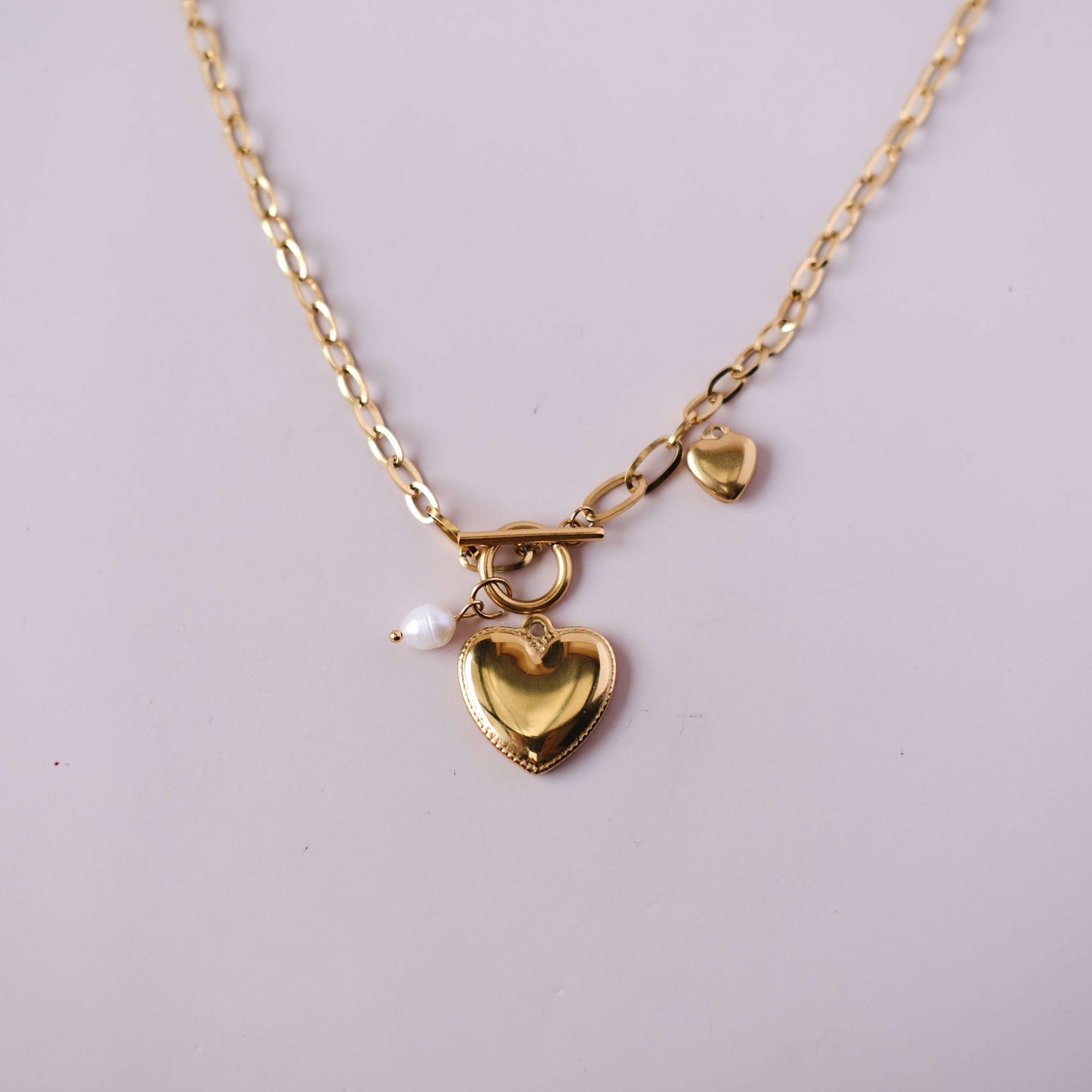 gold Heart interchangeable Charm Pendant colllection