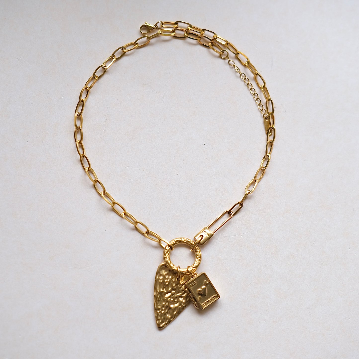 Personalized paperclip style clasp-customization