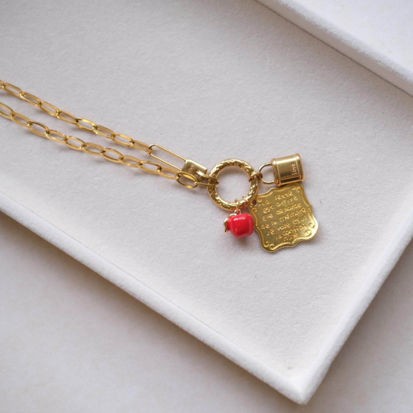Personalized paperclip style clasp-customization