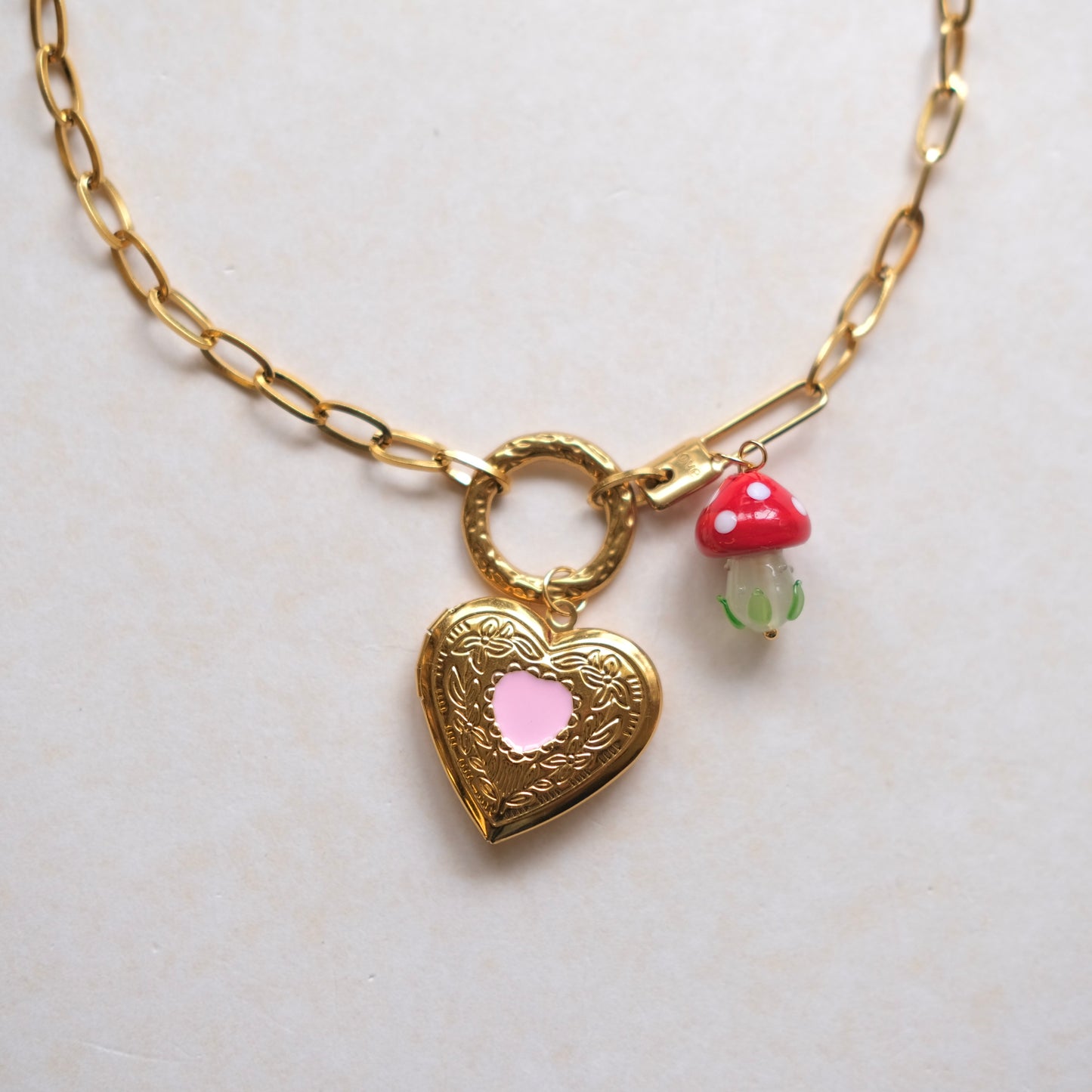 Personalized paperclip style clasp-customization