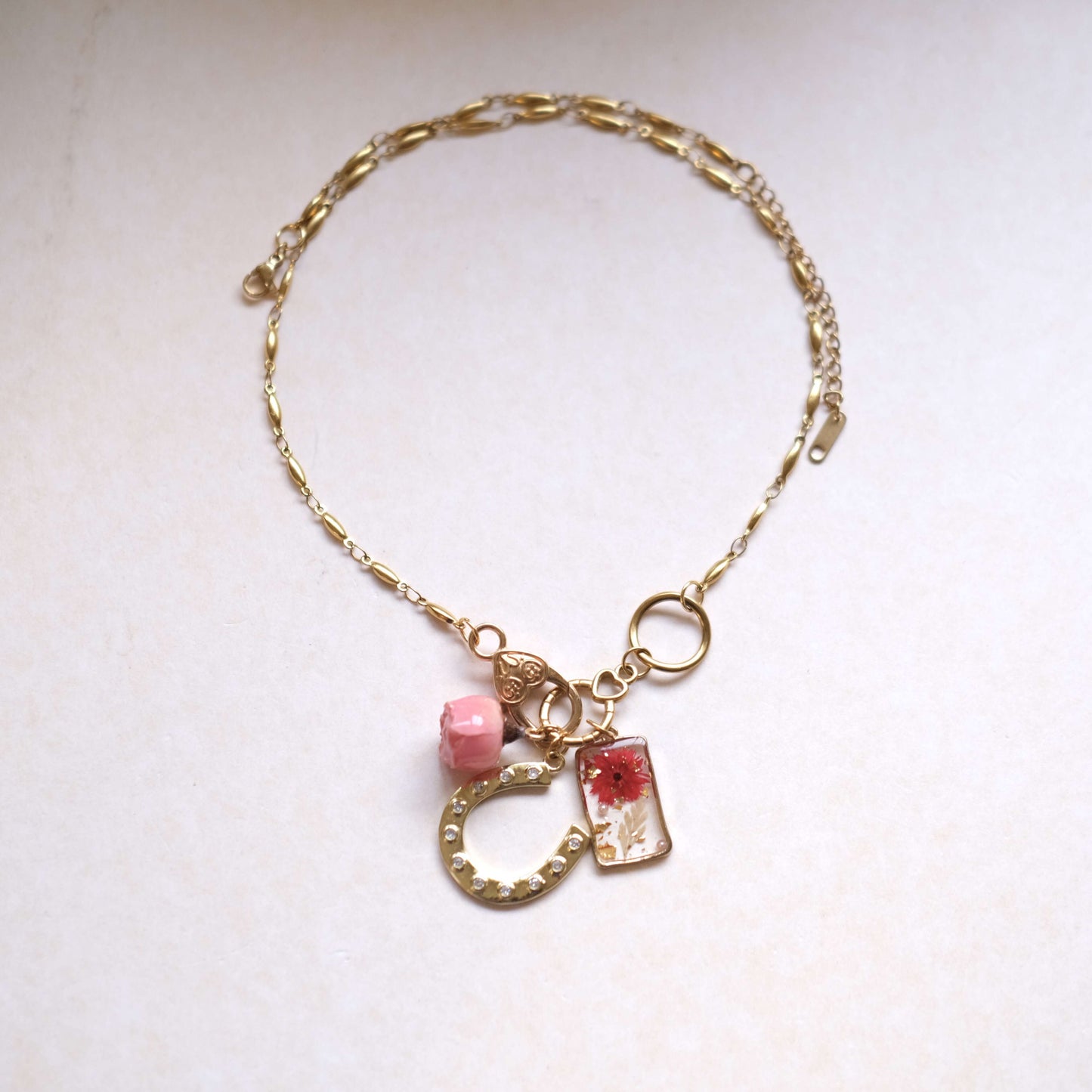 Floral Charm Necklace