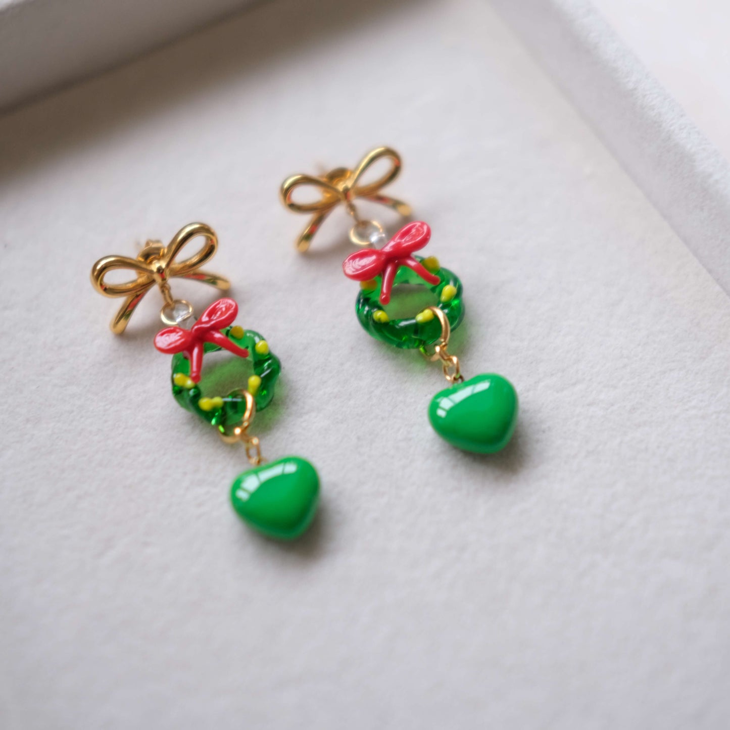 Colgante de perlas de árbol de Navidad Collar de perlas - Conjunto de colgante de perlas de Navidad joyería de moda 